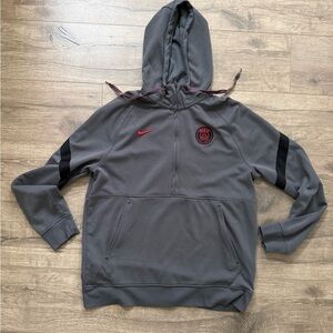 Nike Saint Germain Gray Dri-FIT Pullover Hoodie Men’s Large